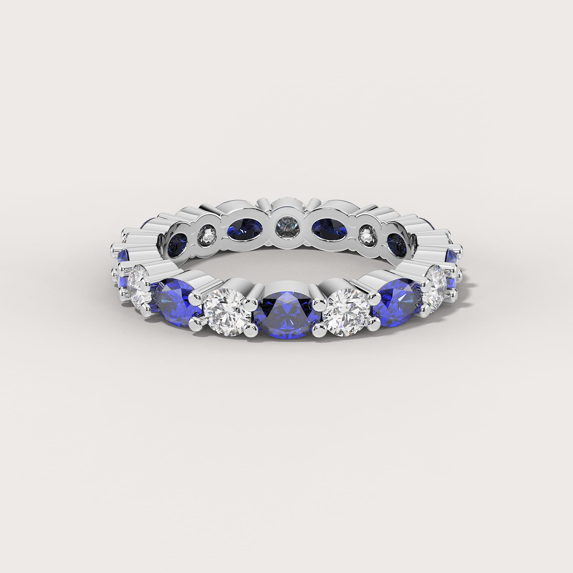 Celest Sapphire Eternity Ring